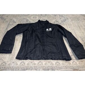 Kawasaki Jacket Full Zip Black Motorcycle Women's SZ Xl X-Large